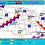 Forecasting Weather Map Worksheets #1 Answer Key