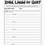 Liquid Solid Gas Worksheet