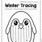 Winter Tracing Pages Preschool