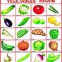 Grow Chart For Vegetables