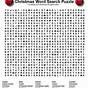 Free Holiday Word Search Printable