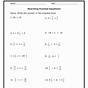 Two-step Equations Worksheet 7th Grade