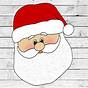Santa Beard Advent Calendar Printable Free