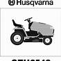 Husqvarna 42 Inch Riding Mower Manual