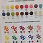 Wilton Candy Melts Color Chart