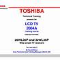 Toshiba Led Tv Manual
