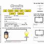 Electric Circuits And Electric Current Worksheet