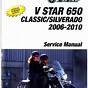 Yamaha V Star 650 Service Manual Pdf