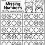 Missing Numbers Kindergarten Worksheets