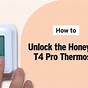Honeywell Thermostat T4 Manual