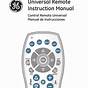 Ge Universal Remote User Manual