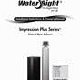 Water Right Impression Plus Manual