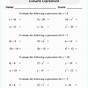 Equivalent Algebraic Expressions Worksheet