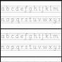 Cursive Alphabet Tracing Worksheet