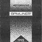 Bayliner 1992 Motoryacht Owner Manual
