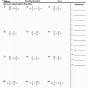 Multiplication And Division Fraction Worksheets