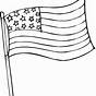 Printable American Flag Coloring Page