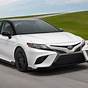 2023 Toyota Camry Xse White With Red Interior