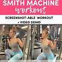 Smith Machine Workout Routine