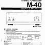 Yamaha M 60 Owner's Manual