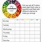 Free Printable Eat A Rainbow Worksheet