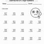 Subtraction Worksheets For Grade 1 3 Digits