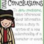 Draw Conclusions Anchor Chart