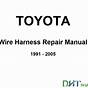 Toyota Wish Wiring Harness Book