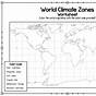 Climate Map Worksheet 5th Grade