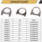Exhaust Clamp Size Chart