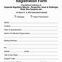 Registration Form Template Pdf