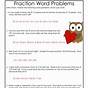 Fraction Word Problems 5th Grade