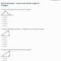 Exterior And Interior Angles Of A Triangle Worksheets