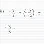 Dividing Negative Fractions Calculator