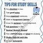 Study Skills Worksheets For Teens