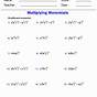 Factoring Monomials From Polynomials Worksheet