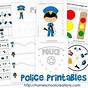 Police Worksheets For Preschool
