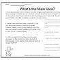 Identifying The Main Idea Worksheets Grade 2