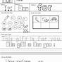 Sight Word Say Worksheet