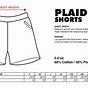 Women's Shorts Sizing Chart