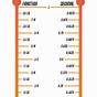 Inches In Decimals Chart