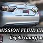 2013 Toyota Camry Transmission Fluid Check