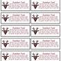 Reindeer Food Labels Printable