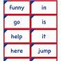 Free Printable Sight Words For Kindergarten