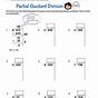Partial Quotient Division Worksheets