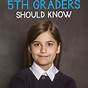 What Should 5th Graders Know