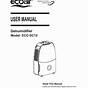 Woods 40 Dehumidifier Manual