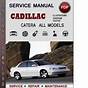 Cadillac Catera Manual Online