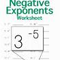 Exponents With Negative Bases Worksheet