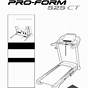 Manual Proform Treadmill